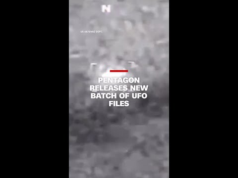 Pentagon releases new batch of UFO files