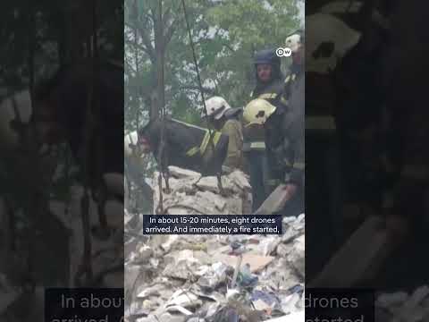Ukrainian drones hit dormitory in Luhansk region | DW News