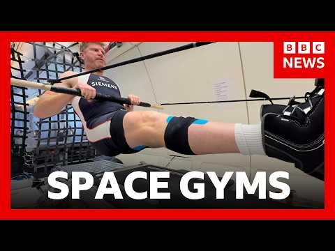 Testing the space gyms of the future | BBC News
