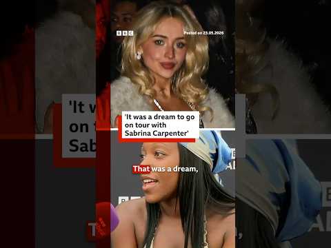 Rachel Chinouriri says touring with Sabrina Carpenter was “a dream.” #RachelChinouriri #BBCNews