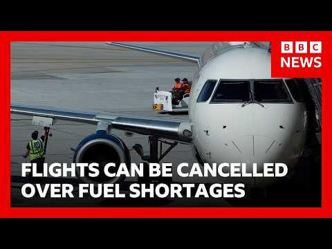 UK airlines to be allowed to cancel flights in advance over fuel shortages | BBC News