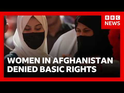 Women in Afghanistan erased from public life under Taliban regime | BBC News
