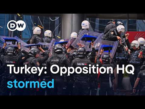 Turkish police storm opposition CHP party HQ amid power struggle | DW News