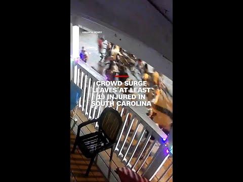 Crowd surge leaves at least 19 injured in South Carolina