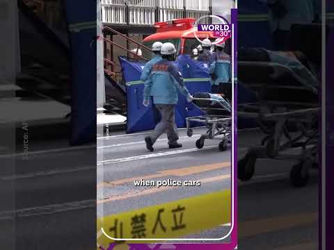 About 20 people were injured in Tokyo after a man allegedly sprayed an unknown substance