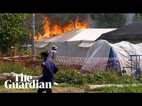 Ebola treatment centres burned in eastern DRC as outbreak worsens