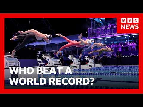 Who beat a world record at the Enhanced Games? | BBC News