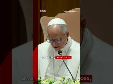 Pop Leo warns AI ‘needs to be disarmed’. #PopeLeo #AI #BBCNews