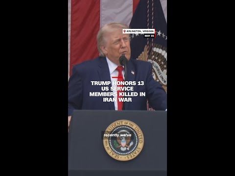 Trump honors 13 US service members killed in Iran war