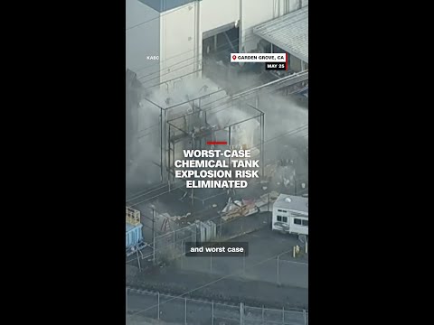 Worst-case chemical tank explosion risk eliminated