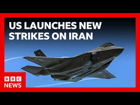 US launches new strikes on Iran, targeting missile sites and boats | BBC News