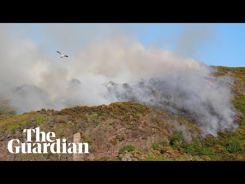 Fire breaks out near Arthur’s Seat in Edinburgh