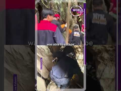 Seven Laos villagers have been reportedly trapped in a flooded cave for almost a week.