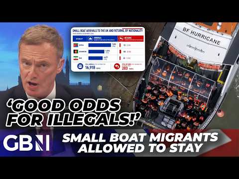 ‘Good odds for illegal immigrants!’ | New stats show failure to deport small boat migrants