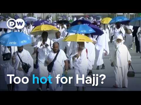 Hajj begins in extreme heat as millions gather in Mecca | DW News