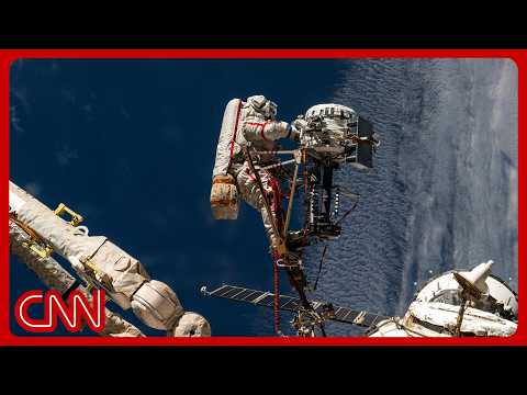 Live: Russian cosmonauts spacewalk outside ISS