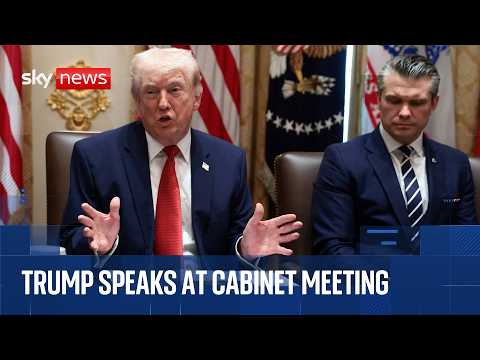 Donald Trump holds Cabinet meeting with Iran talks at crucial stage