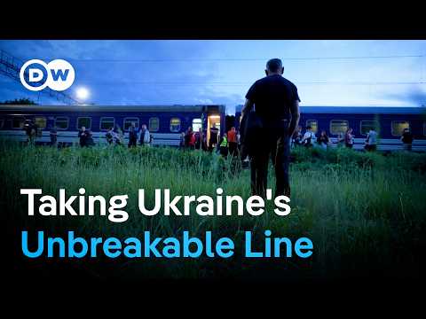 Under attack: Traveling on Ukraine’s train to the frontline | DW News