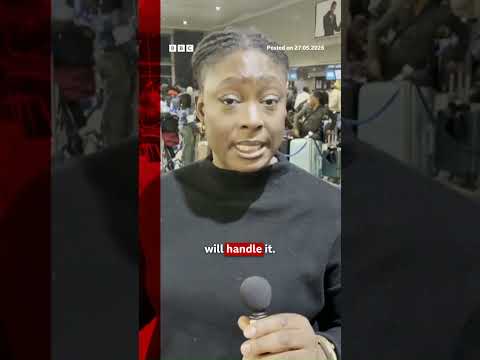 Why are 800 Ghanaian citizens leaving South Africa? #Shorts #BBCNews