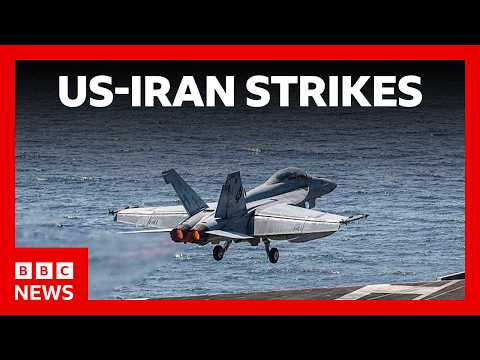 US strikes Iran targets for second time in three days | BBC News