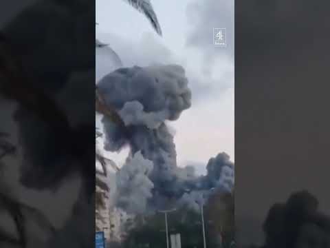 Intense Israeli airstrikes pound Lebanon’s port city of Tyre after evacuation orders