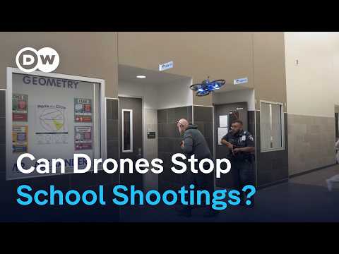 Can drones stop school shootings in the US? | DW News