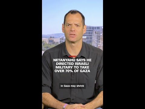 Netanyahu says he directed Israeli military to take over 70% of Gaza