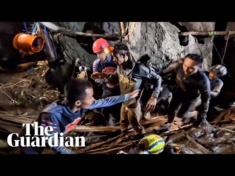 Rescuers pull out first trapped man from flooded Laos cave