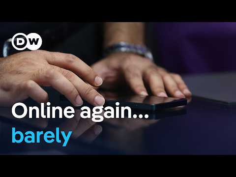 Iran reconnects – but not everyone is free to browse | DW News