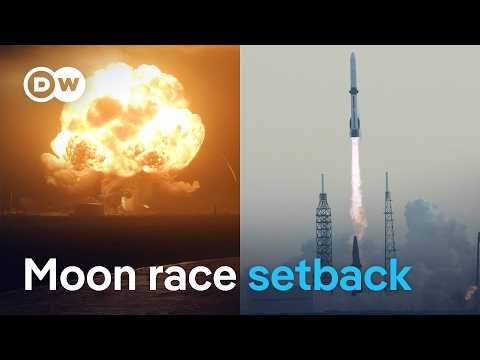 Fireball on the launch pad: Trouble for Bezos’ moon ambitions | DW News
