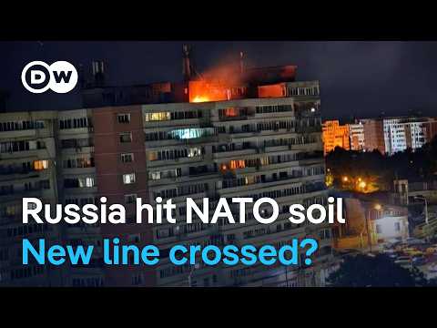 Russian drone crashes into Romanian apartment block – NATO’s eastern flank under scrutiny | DW News