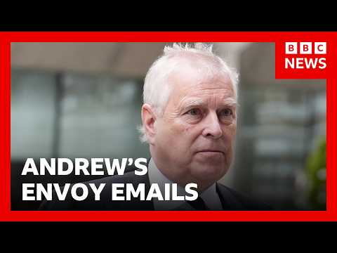 Palace was handed Andrew’s controversial envoy emails six years ago | BBC News