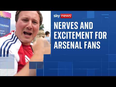 We join confident Arsenal fans ahead of PSG showdown