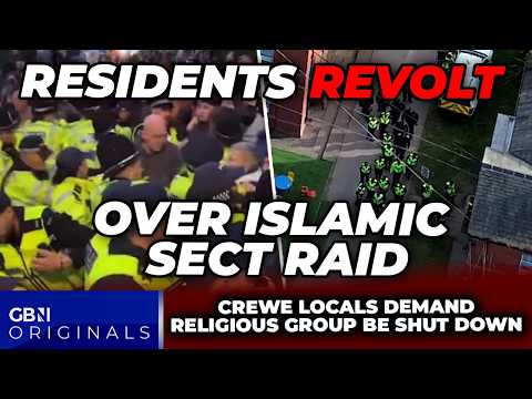 Residents REVOLT after Islamic sect raided over alleged sex attack as suspects released on bail