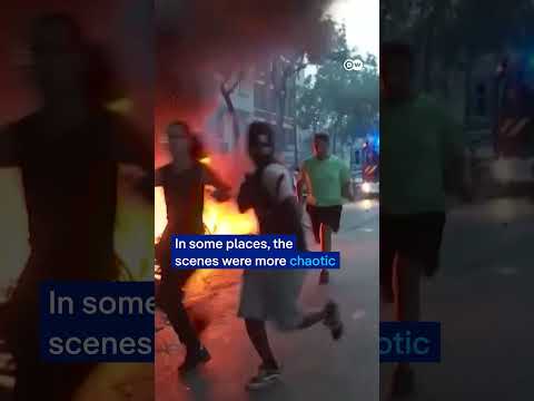 Clashes in Paris after PSG win Champions League