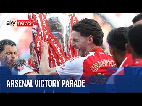Arsenal’s Premier League trophy parade | Full coverage