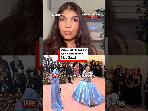 What actually happens at the Met Gala? #BBCNews
