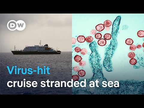 Passengers isolating on cruise ship stranded in the Atlantic over suspected hantavirus | DW News
