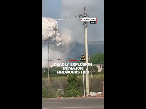 Deadly explosion in major fireworks hub