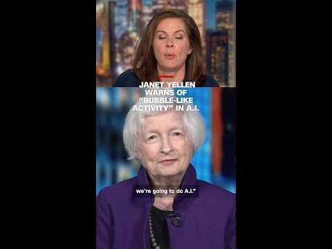 Janet Yellen warns of “bubble-like activity” in A.I.