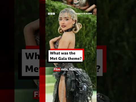 What was the Met Gala theme and dress code? #MetGala #NewYork #BBCNews