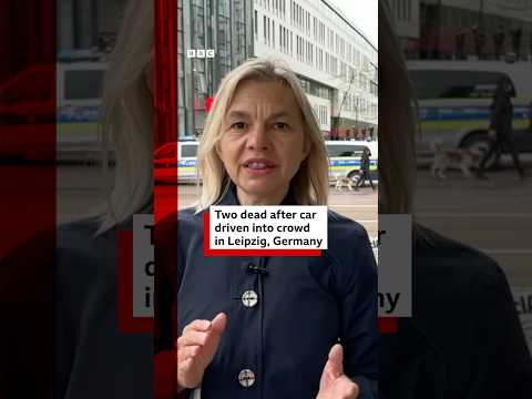 Two killed and many injured after car driven into crowd in German city of Leipzig. #Leipzig #BBCNews
