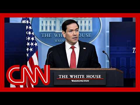 Live: Marco Rubio briefing ahead of Italy & Vatican City trip