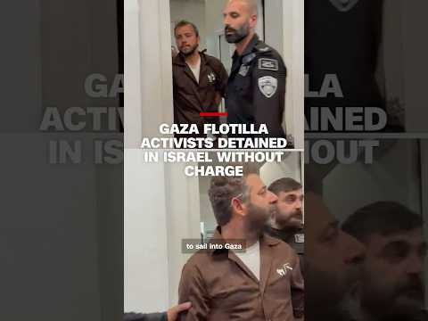 Gaza flotilla activists detained in Israel without charge