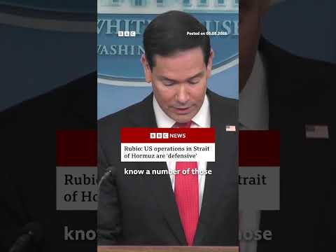 Rubio says objectives of “Operation Epic Fury’ have concluded. #USNews #BBCNews