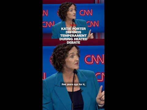 Katie Porter defends temperament during heated debate