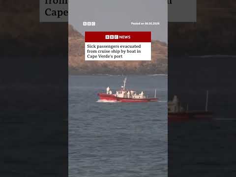 Sick passengers evacuated from cruise ship by boat in Cape Verde’s port. #Hantavirus #BBCNews