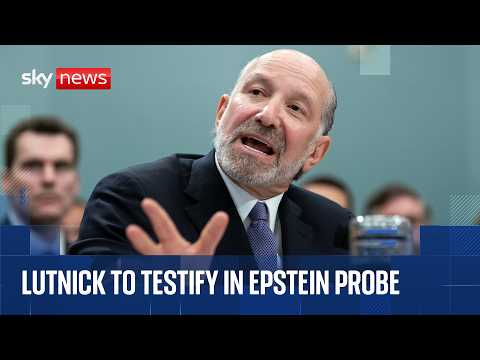 Live outside US commerce secretary’s testimony after Epstein files revealed island visit