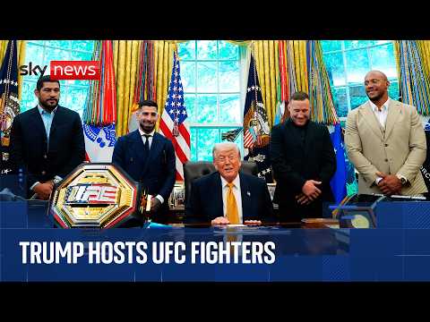 Trump gives Iran war update while launching UFC Freedom 250 event