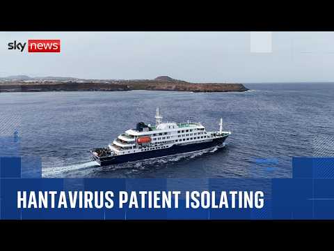 British hantavirus patient isolating in hospital